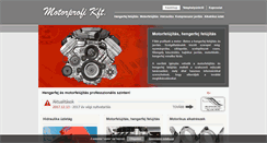 Desktop Screenshot of motorprofi.hu