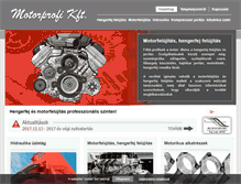 Tablet Screenshot of motorprofi.hu